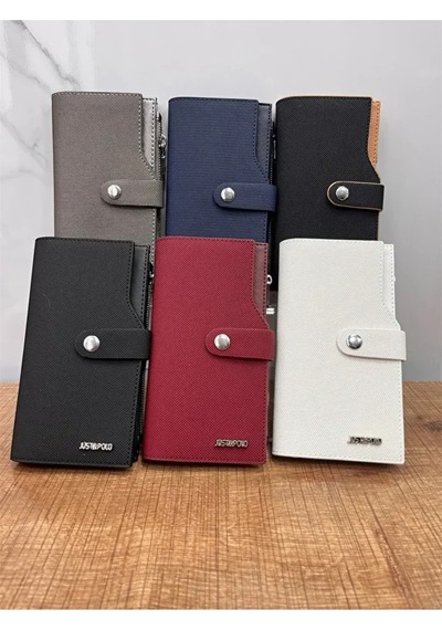Just Polo Kadın Lakost Desen A Kalite Büyük Boy Shopper Cüzdan Beyaz