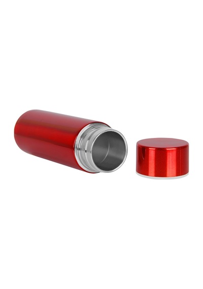 Termos 304 Paslanmaz Çelik Çift Katman 150 Ml Cep Tipi Mini Ufak Kirmizi