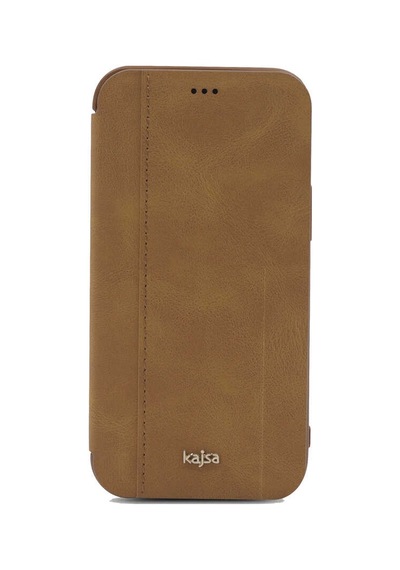 Kajsa Apple Uyumlu iPhone 12 Kılıf Kajsa Dale Serisi Parallel PU Folio Kapaklı Kılıf ZORE-216698