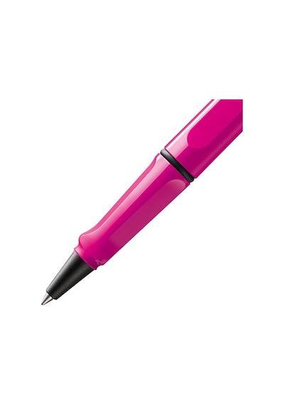 Lamy Safari Roller Kalem Metal Siyah Klips Pembe