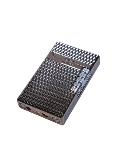 Black Martin Soft Flame Desenli Gunmetal Metal Çakmak - Tr9280
