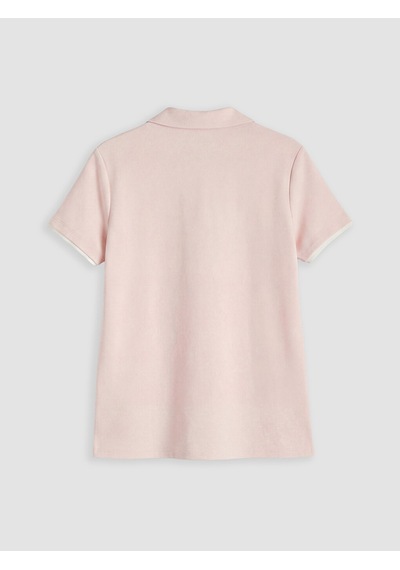 Lcw Comfort Pembe Polo Yaka Kadın Tişört