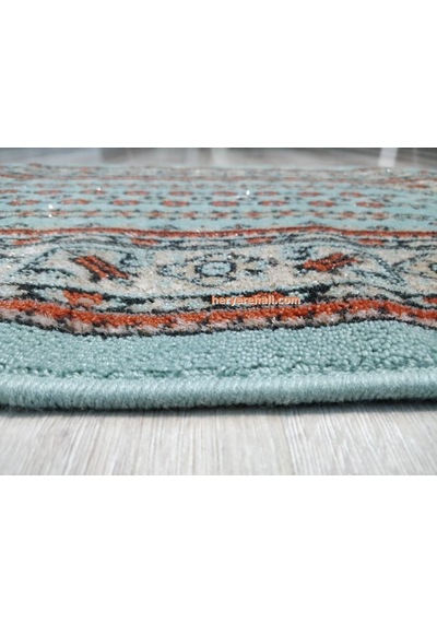 4 Adet Saray Halı Asya Seccade Ince 10503Y7 Yeşil 65X115 Cm