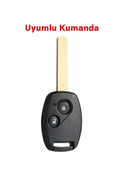 Honda Civic C-rv Accord Jazz Uyumlu Anahtar Kumanda Kılıfı Siyah