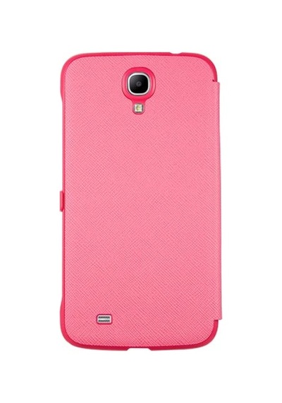 Anymode İ9200 Galaxy Mega 6.3 İle Uyumlu View Case Pencereli Kılıf Pembe