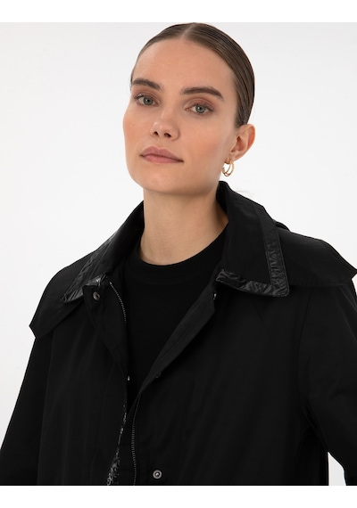Pierre Cardin Kadın Siyah Kaban 50306387-vr046 Siyah