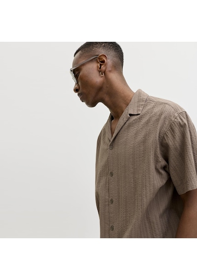 Jack & Jones Erkek Resort Yaka Gömlek - Tyson - 12289457 Falcon