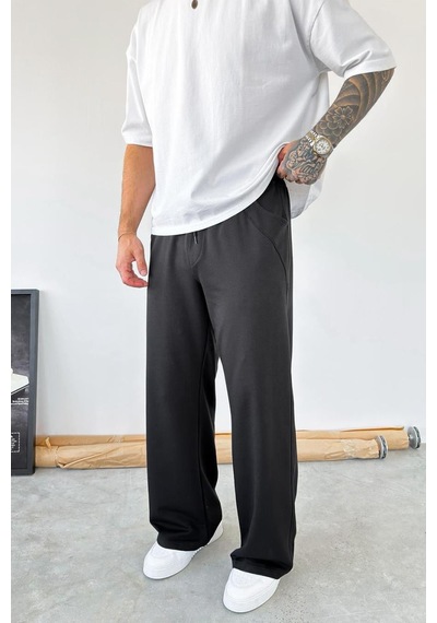 Siyah Basic Baggy Eşofman