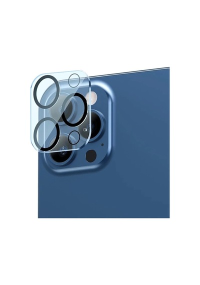 Baseus İphone 12 Pro 6.1 3d Full Kaplama Kamera Koruyucu Cam 2 Adet Set- 5775