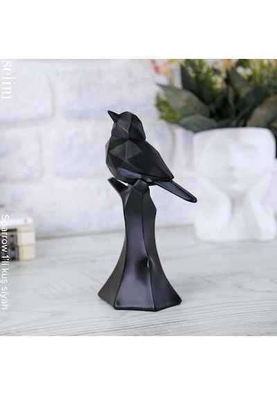 Sparrow 1'Li Kuş Siyah