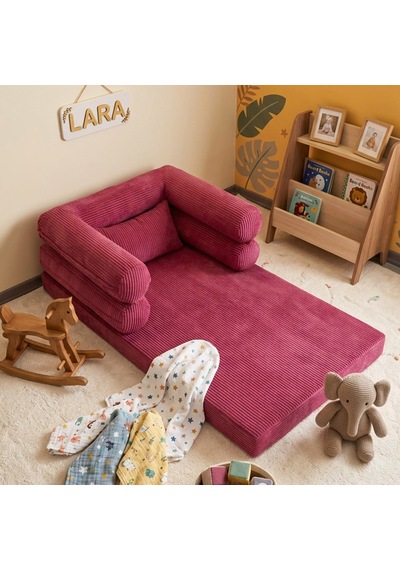 Miniwood Montessori Yatak Oyun Alanlı Bebek Yer Yatağı Sünger Çocuk Karyola 90 x 150 CM