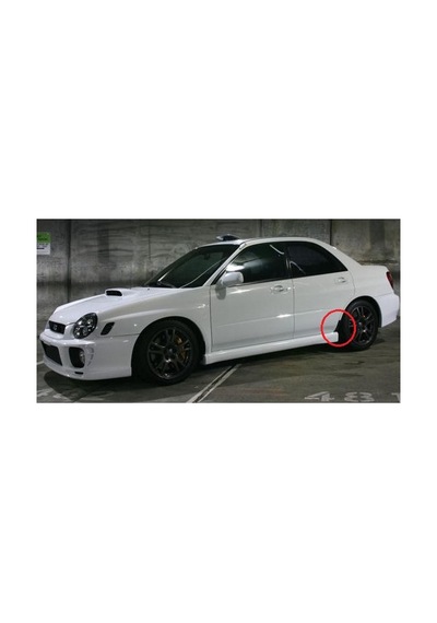 2002-2003 Subaru Impreza Arka Çamurluk Alt Kaplaması