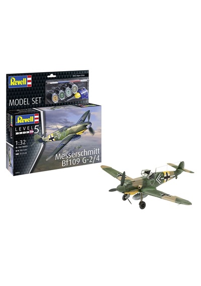 Revell Model Set Uçak Messerschmitt Bf109 G-2/4 63829