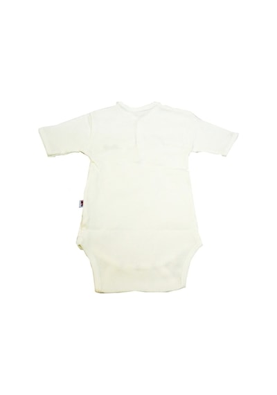 Bebeciti Sema Baby Yarım Kol Kaşkorse Badi (Body) - Ekru 12-18 Ay Ekru