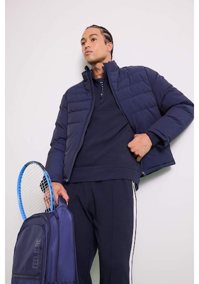 Defacto Defactofit Su İtici Regular Fit Fermuarlı Su Geçirmez Mont E9219ax25aunv238 Lacivert