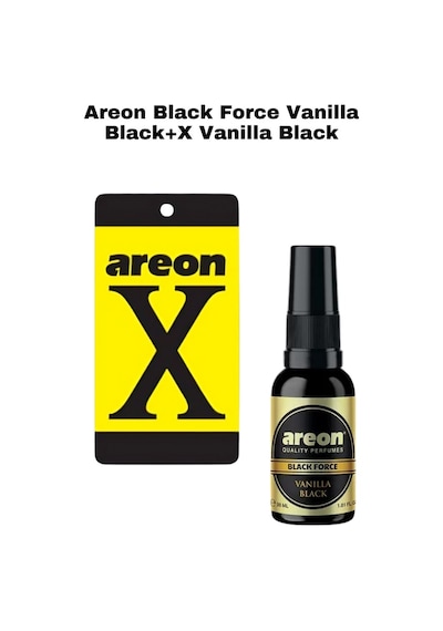 Areon Black Force Vanilla Black Sprey+x Vanilla Black