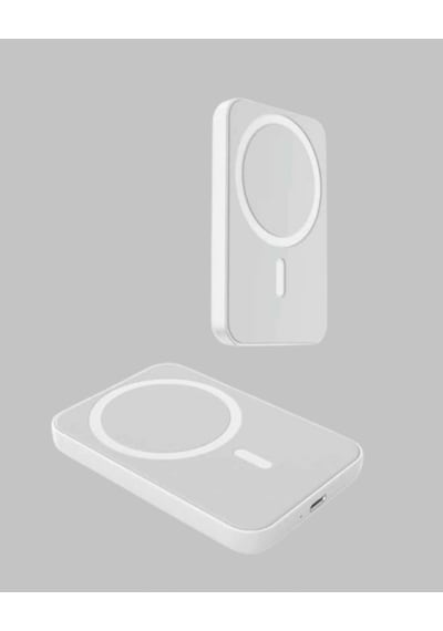 Manyetik Kablosuz Powerbank Apple Uyumlu iPhone 12/13/14/15 Uyumlu, Hızlı Şarjlı, Ultra Hafif Çok Renkli