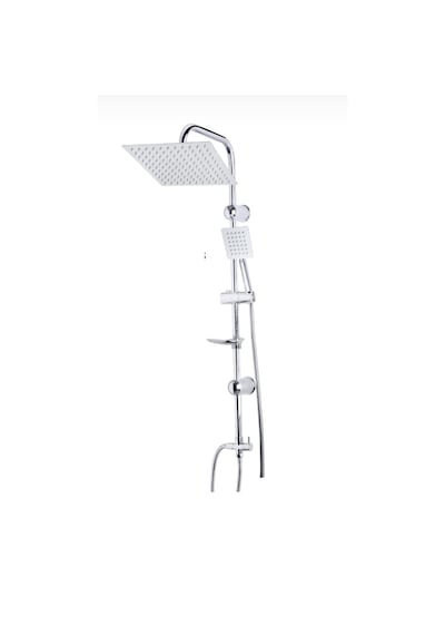 Faumix Cktitan304 Krom Yağmurlama Tepe Duş Seti Krom