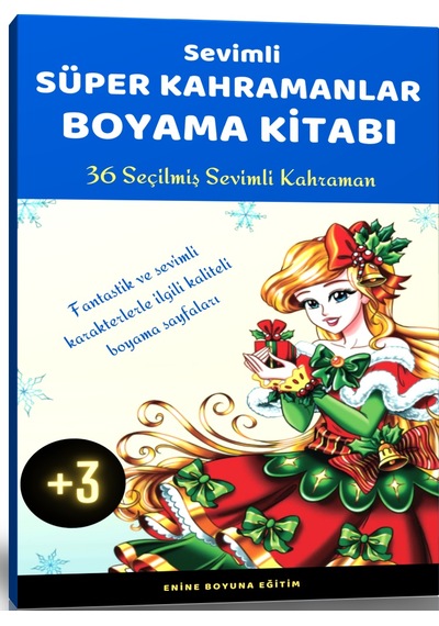 Sevimli Süper Kahramanlar Boyama Kitabı