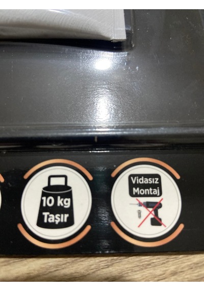 Yapışkanlı Kare Havluluk Siyah Dc-5086 Metal Siyah Tr Diğer