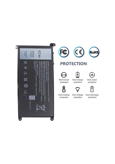 Wdx0r Wdxor Akü, Dell Inspiron 13 5368 5378 5379 7368 7378 15 5565 5567 5568 5570 5575 5578 5579 7560 7569 7570 İçin Yedek Vostro 35 80 3581 3584 5468 5471 5568
