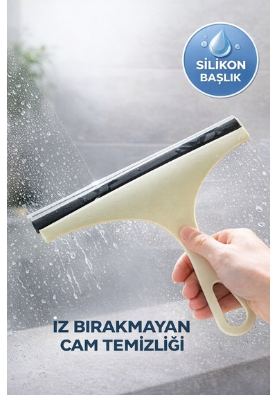 Çok Amaçlı Cam Sileceği Banyo Duşakabin Ayna Cam Temizleme Aparatı İz Bırakmayan Cam Çek Renkli Diğer