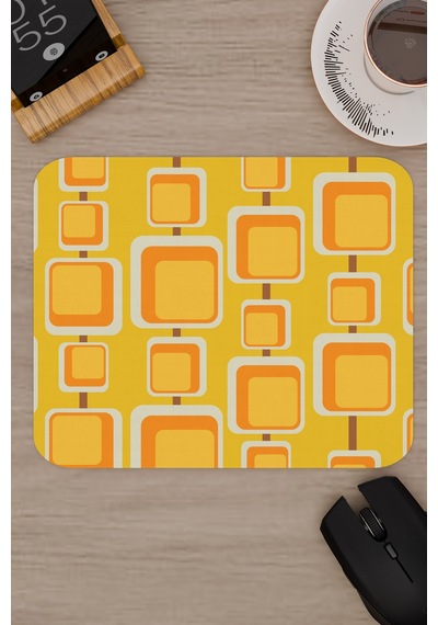 Retro 60 Lar Kaymaz Dikişli Kauçuk Oyuncu Mousepad V4 - 22x18 Gaming Mouse Pad Fare Altlığı