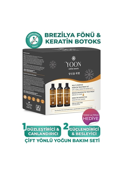 Yoon Brezilya Fönü & Keratin Çift Yönlü Yoğun Bakım Seti