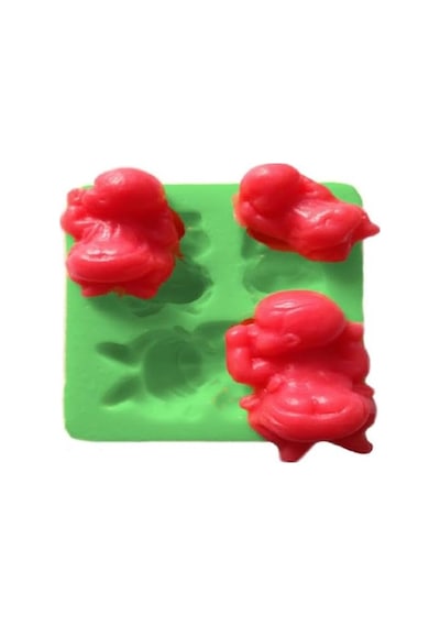Lü Uyuyan Bebek Şeklinde Silikon Pasta Ve Seker Hamuru Kalibi 5x3x2 Cm Ço-37 Diğer