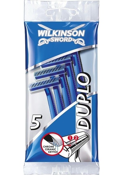Wilkinson Sword Duplo Çift Bıçaklı 5 Adet Erkek Kullan At Tıraş Bıçağı