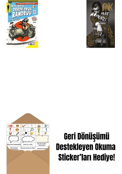 Derde Deva Randevu No- 4 + Fink Ciltli + Okuma Sticker'ları