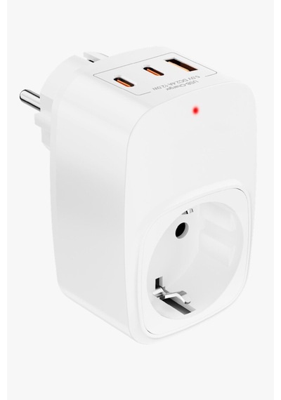 Diğer - Usb Şarj Ve Priz Tekli Priz Usb Ve Type C Şarj Duvar Tipi Priz Çoklayıcı