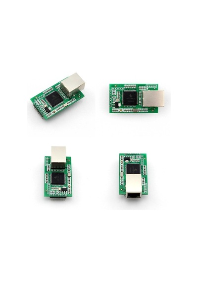 Rj45 Ethernet Rs232Ttl Modül Usr-Tcp232-E2 Dhcp - Dns - Httpd