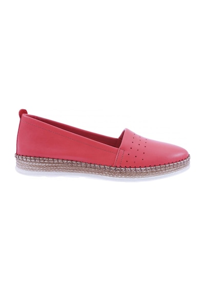 Dgn P25-22y P25-1512-R0766 Soft Anatomic Footwear Deri Kadın Ayakkabı Kırmızı