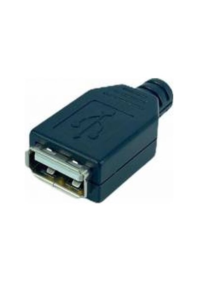 5 Adet Usb A Tipi Dişi Soket 4 Pin Lehimlenebilir Konnektör