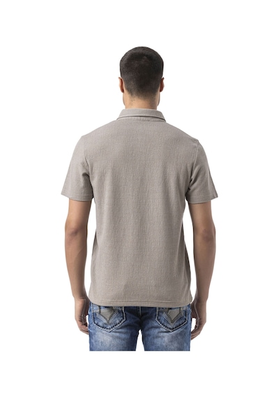Cipo & Baxx Erkek Polo Yaka Regular Fit Kısa Kollu Pamuklu Tişört Ct825 Beıge