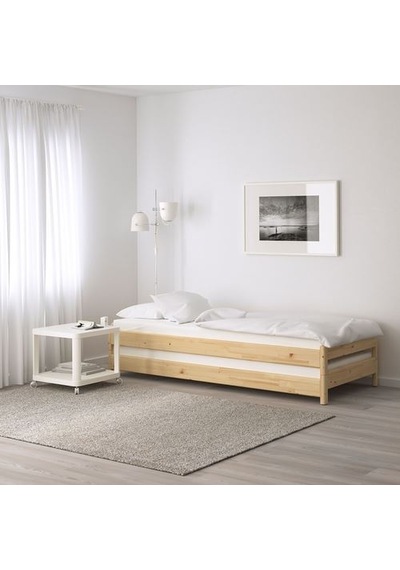 Ikea Åfjäll Tek Kişilik Yatak, Beyaz, 80x200 Cm