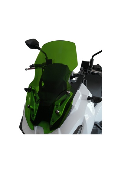 Gp Kompozit Sym Adx 125 2023-2025 Uyumlu Kısa Ön Cam Yeşil 56 Cm