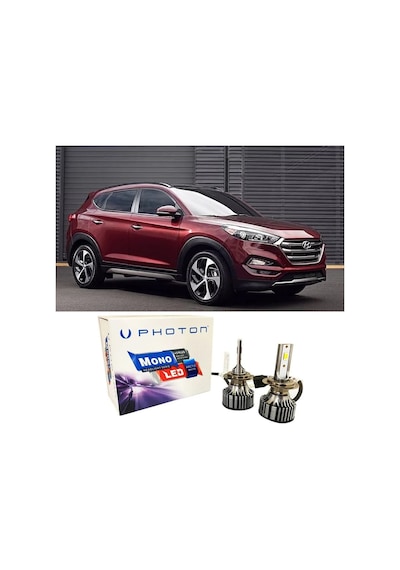 Hyundai Tucson Led Xenon Sis Far Ampulü H8 Mono Yeni Seri Beyaz 2015-2018