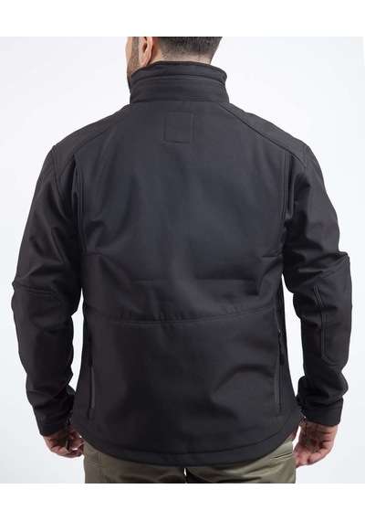 Vav Wear Tactical Outdoor Softshell Erkek Mont Shellht04 Siyah