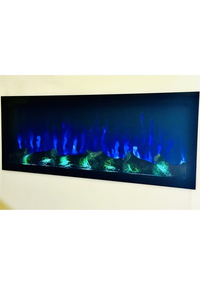 14 Efekt Dekoratif Şömine Bluetoooth+kumanda+çıtırtı 120x40x16 Cm