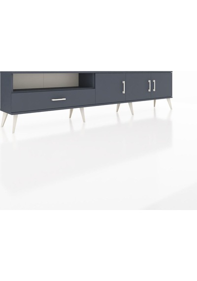 Arges Tv Ünitesi 3 Raflı Tek Çekmeceli 3 Kapaklı 220x30x51 Antrasit-antrasit Antrasıt/antrasıt - Antrasıt Arges Tv Ünitesi 3 Raflı Tek Çekmeceli 3 Kapaklı 220x30x51 Antrasit-antrasit Antrasıt/antrasıt - Antrasıt