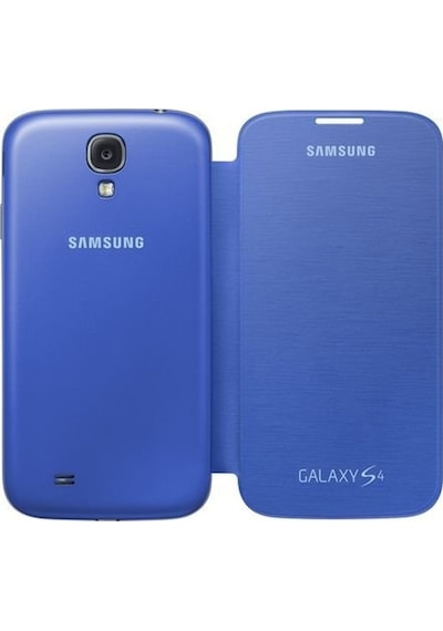 Galaxy S4 İ9500 İle Uyumlu Flip Cover Kılıf Mavi Ef-fı950bcegww