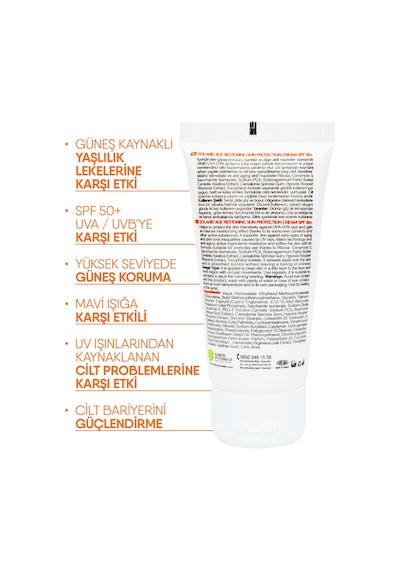 Solaris  SPF50+ Güneş Koruyucu Krem 2 x 50 ML