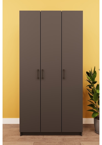Asra Trend Lüks 3 Kapaklı Portmanto Askılı Vestiyer %100 Mdf Ayakkabılık Dolabı V07 Koyu Gri Asra Trend Lüks 3 Kapaklı Portmanto Askılı Vestiyer %100 Mdf Ayakkabılık Dolabı V07 Koyu Gri