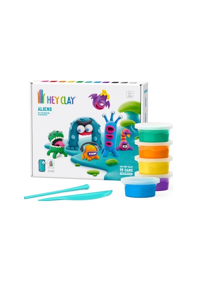 Hey Clay Yaratıcı Kil Seti - Aliens