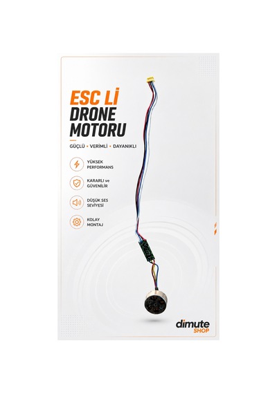 Esc Li Drone Motoru Fırçasız Yüksek Performanslı Rc Drone Yedek Motoru - 892524250