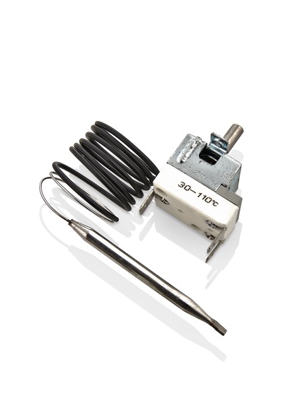 Gazlı Termostat 30 110 C Çalışma Aralığı Semaver & Çay Makinesi Termostatı