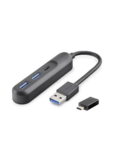 Usb Type-c 3.2 Gen1 Hub 3 Port 5 Gbps Siyah U35g05 Evimdeyokyok