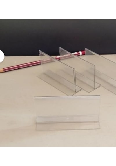 Pastane Fırın Etiketlik Kapalı T Tip Kt48 4x8 Cm - 50 Adet Çok Renkli